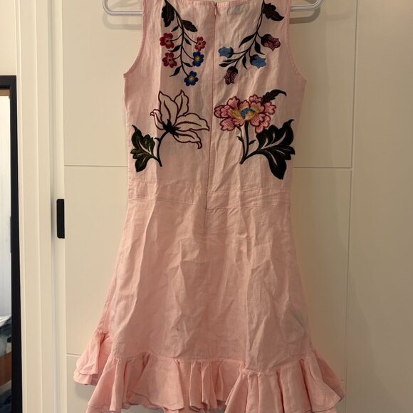 Fanm Mon Peach "Flirt" Mini Dress in Size XS - Picture 3 of 5